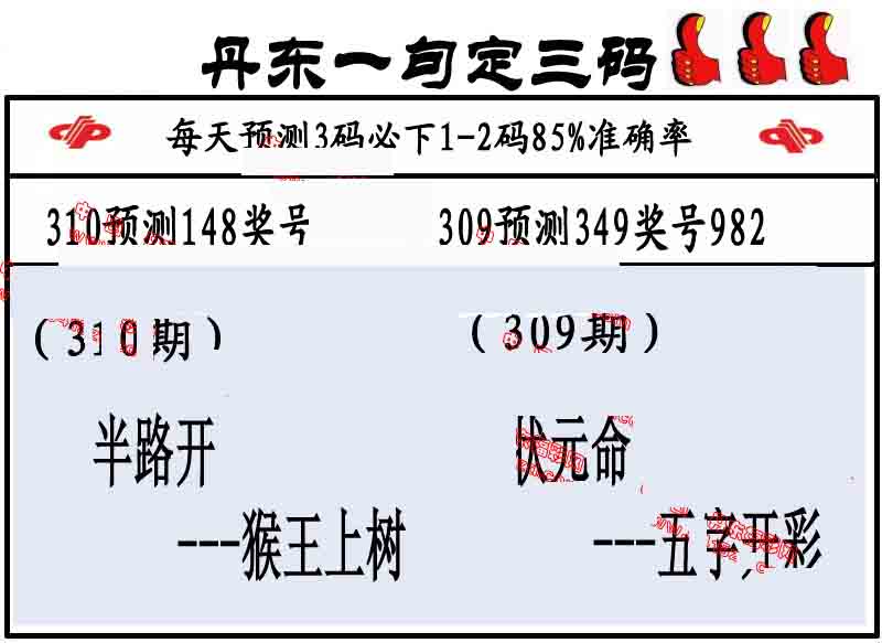 3d310期丹东一句定三码_3d一句定三码_3d之家