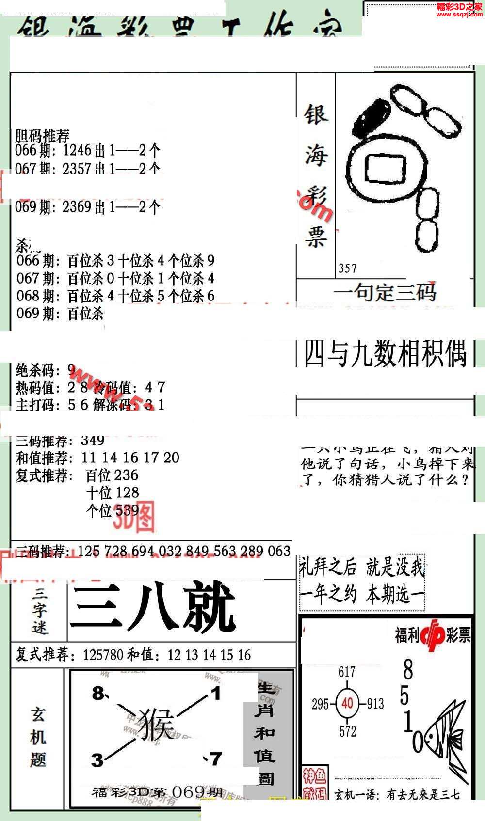 3d图谜 3d布衣图库 3d17069期银海布衣图 3d17069期北盟天机图