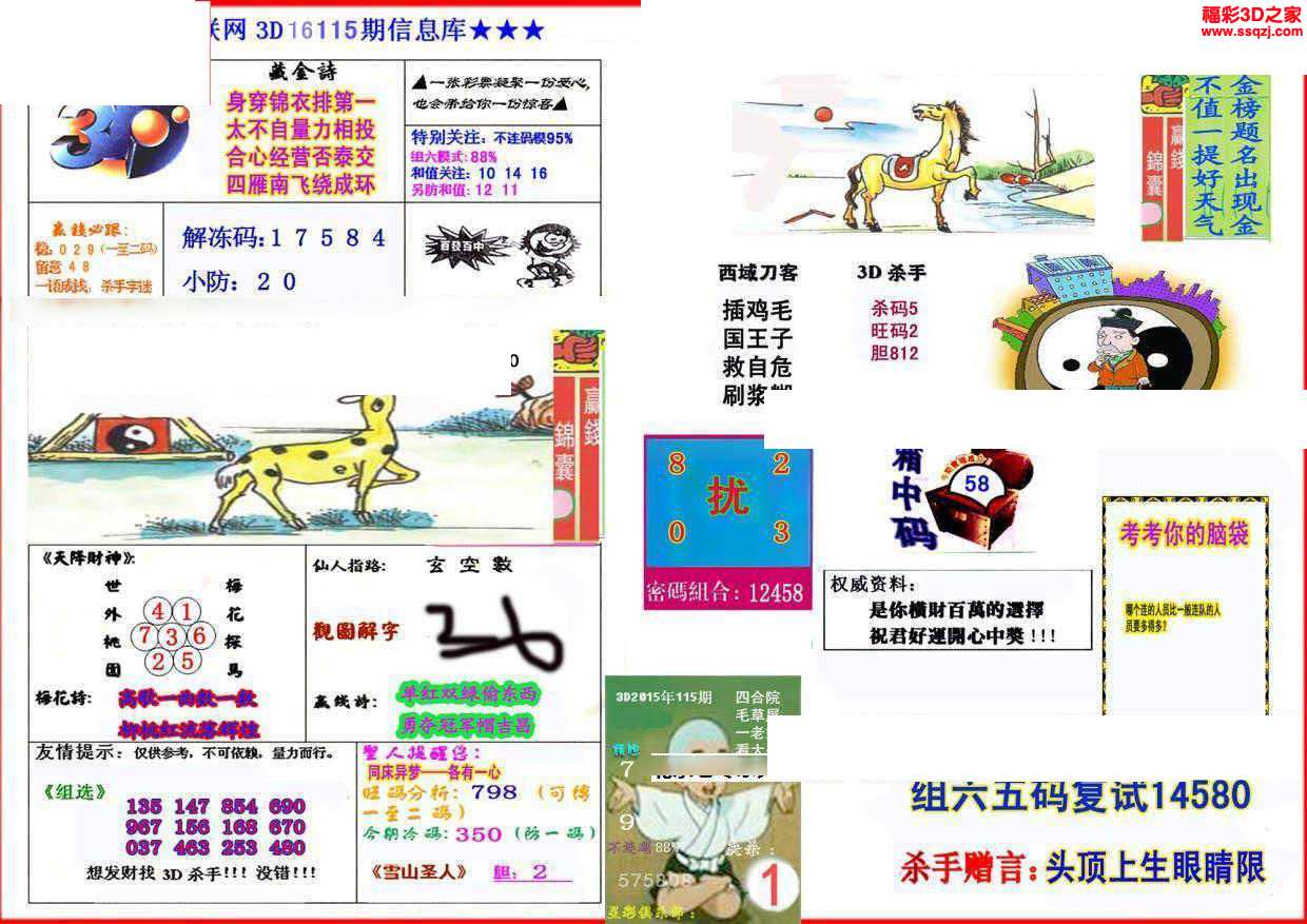 3d16115期红五杀手