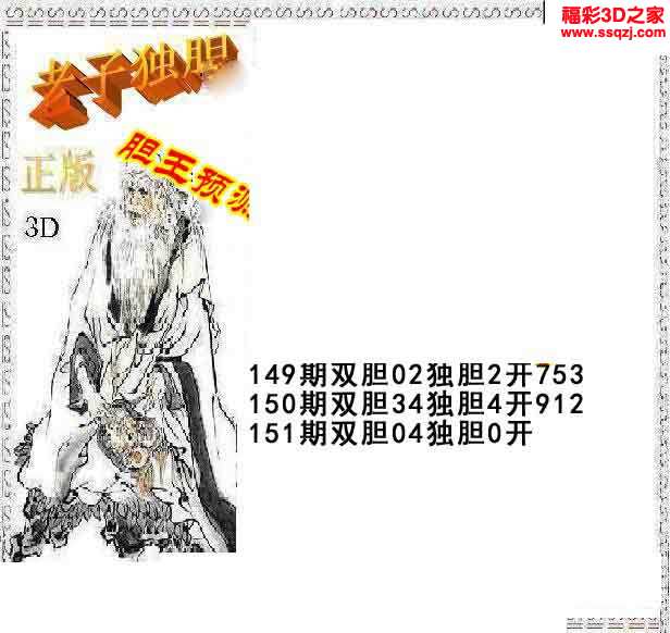 3d16151期老子双胆