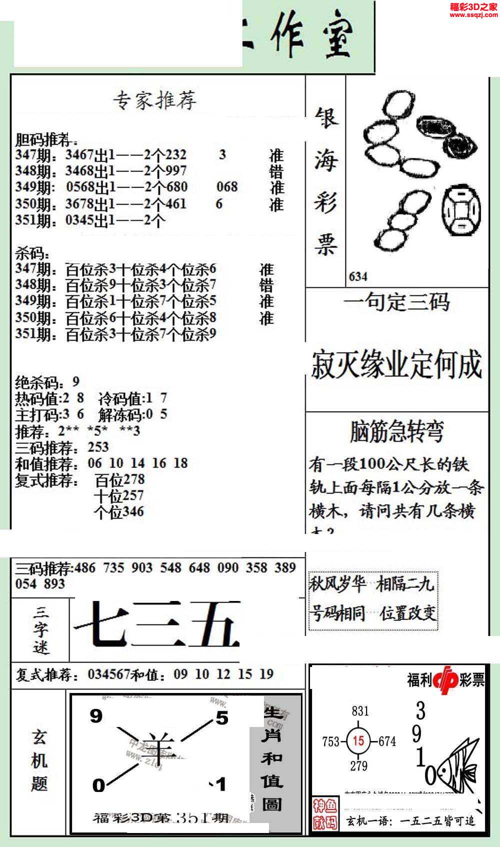 3d图谜 3d布衣图库 3d16351期银海布衣图        3d16351期北盟天机图