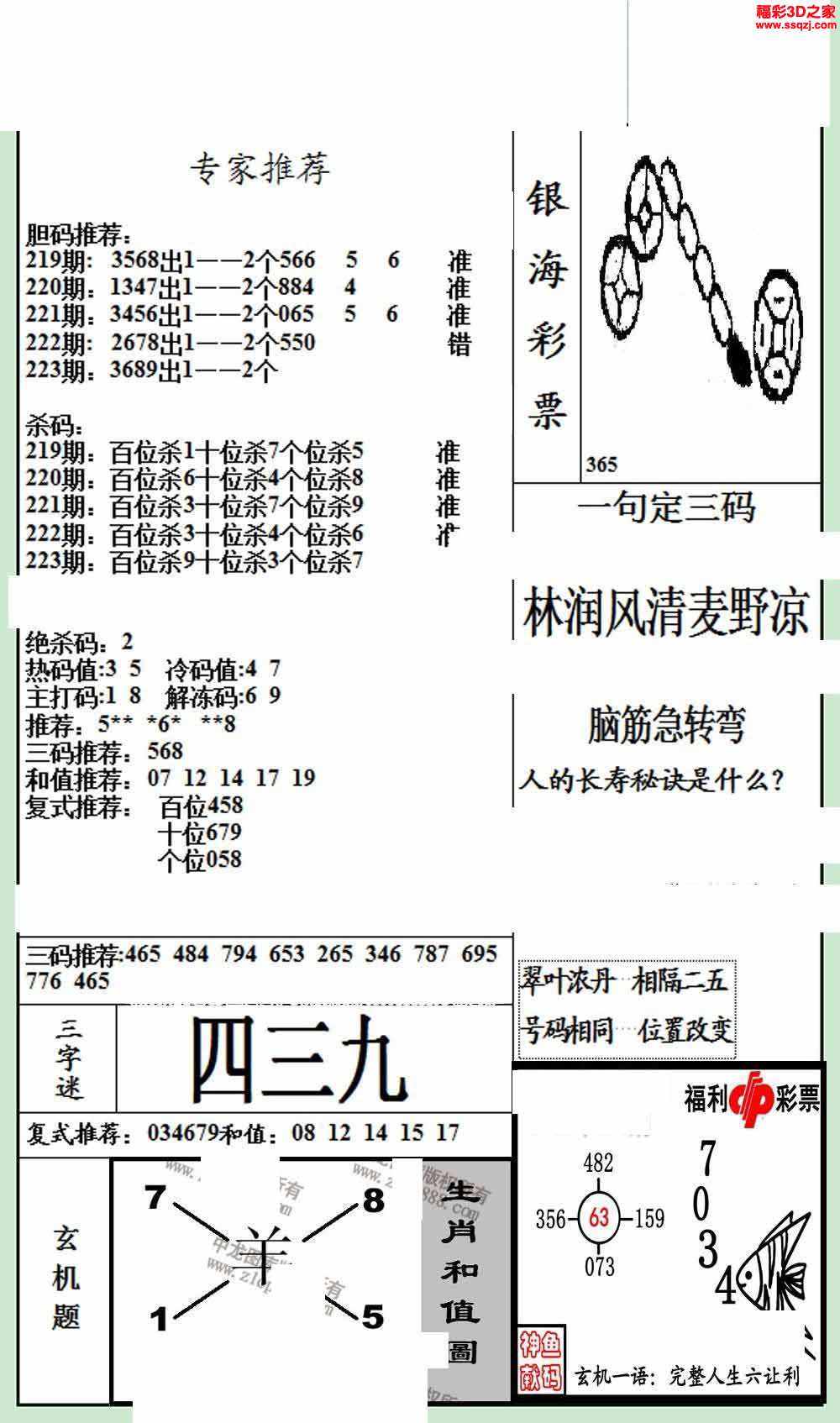 3d17223期银海布衣图