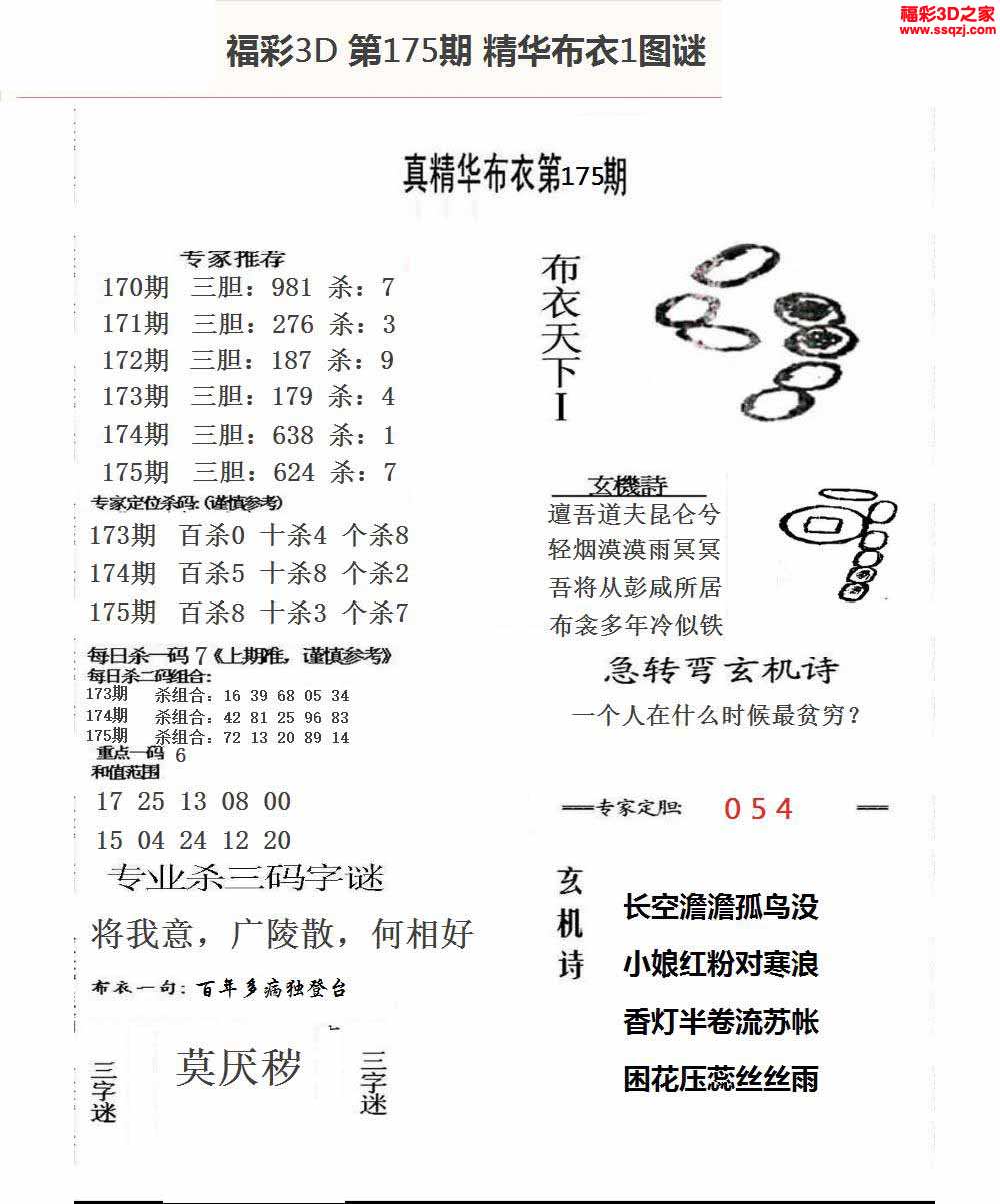 3d2021175期原始绝对布衣1234_3d布衣图库_3d之家