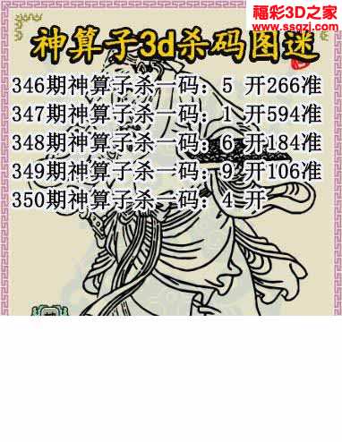 3d2021350期神算子杀码图4连准
